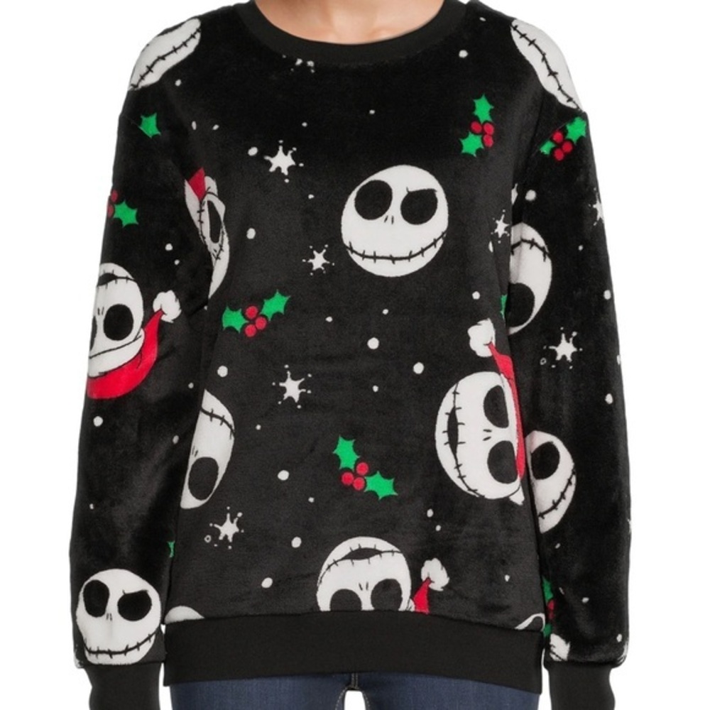 Disney Black and White Holiday Graphic‎ Sweater